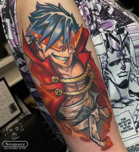 gurren lagann tattoo|gurren lagann mecha tattoo.